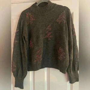 Next Women’s Small Tinsel Christmas Tree Sweater